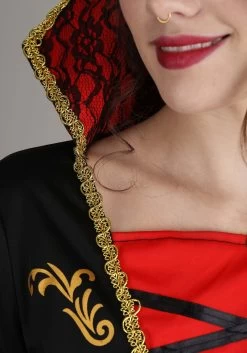 Women's Classic Vampire Costume Dress -Halloween Costume Shop womens classic vampire costume alt 3