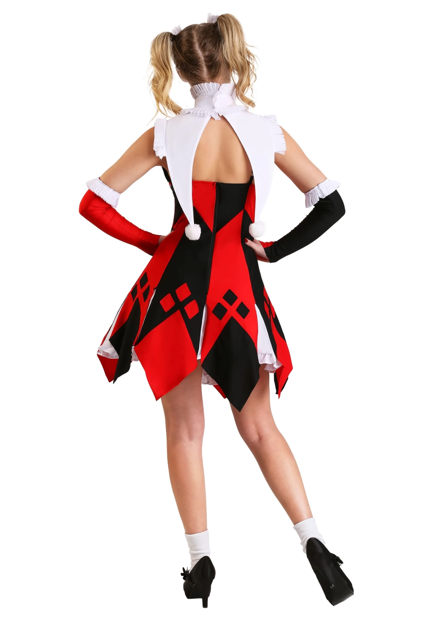 Women's Cute Court Jester Costume 4 Women's Cute Court Jester Costume - Image 2