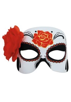 Womens Day Of The Dead Half Mask