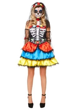 Day Of The Dead Senorita Women's Costume