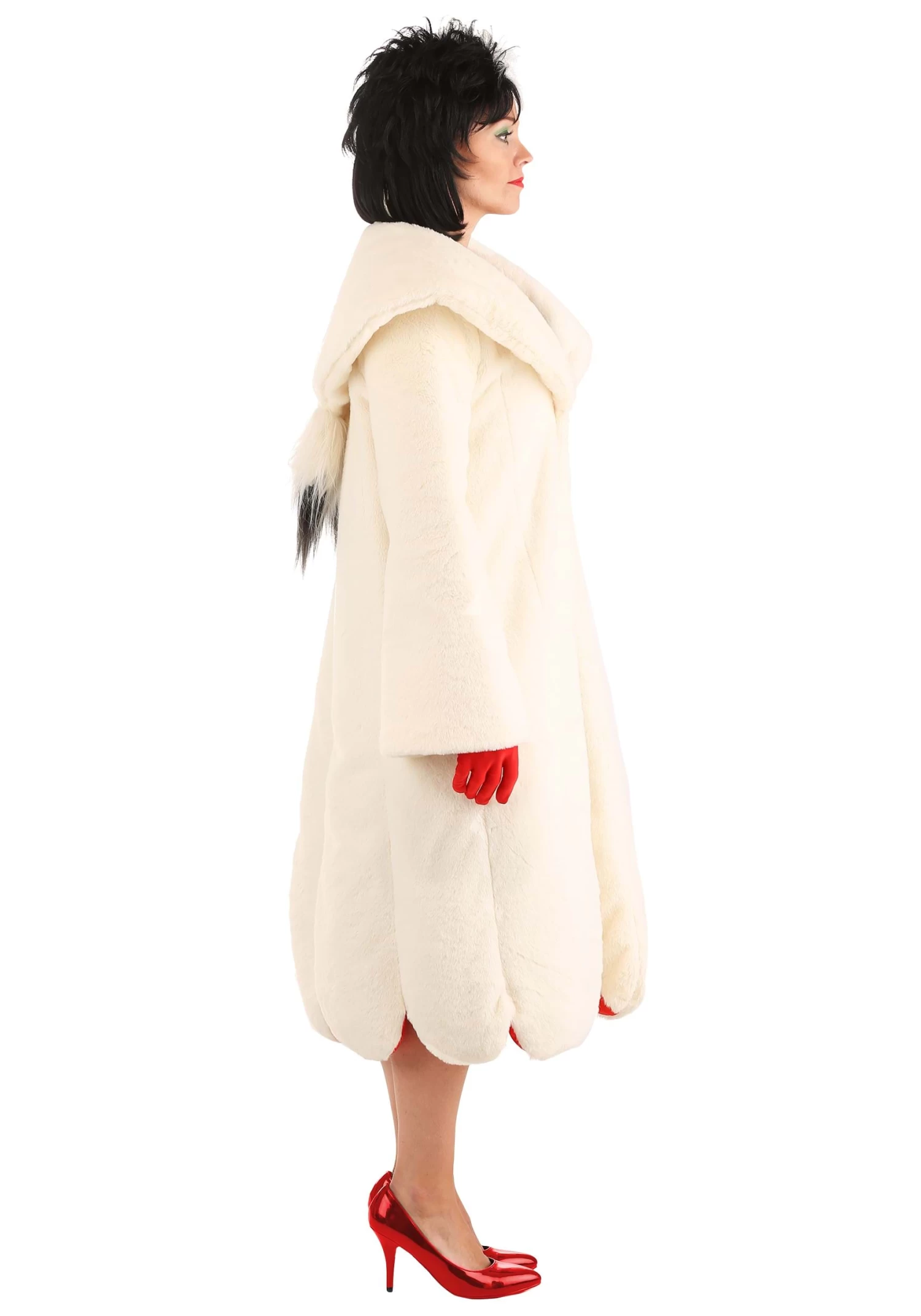 Cruella De Vil Coat Costume For Women From Disney's 101 Dalmatians 10 Cruella De Vil Coat Costume For Women From Disney's 101 Dalmatians - Image 8