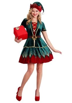 The Women's Deluxe Holiday Elf Costume