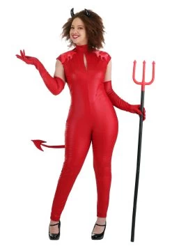 Womens Devious Devil Costume 13 Womens Devious Devil Costume -Halloween Costume Shop womens devious devil costume alt 1