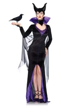 LEG AVENUE Womens Disney Maleficent Costume