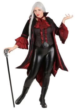 Exquisite Vampire Costume For Women -Halloween Costume Shop womens exquisite vampire costume alt 2