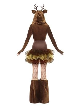 Smiffys Reindeer Costume For Women -Halloween Costume Shop womens fever reindeer costume back