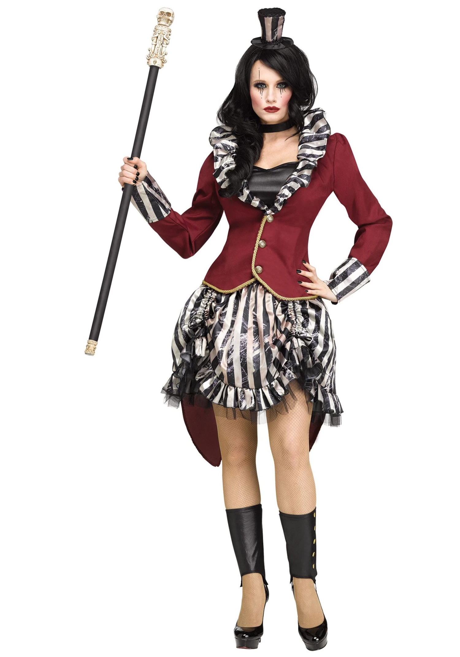 Fun World Women's Freak Show Ringmistress Costume 3 Fun World Women's Freak Show Ringmistress Costume