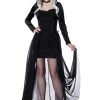 Gothic Hooded Costume Dress For Women -Halloween Costume Shop womens gothic hooded dress costume