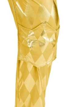 Harley Quinn Women's Gold Overalls Costume -Halloween Costume Shop womens harley quinn gold overalls costume alt 3