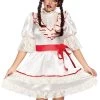 LEG AVENUE Haunted Doll Dress Costume For Women -Halloween Costume Shop womens haunted doll dress costume