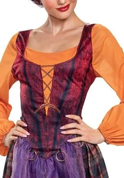 Disguise Hocus Pocus Deluxe Mary Costume For Women -Halloween Costume Shop womens hocus pocus deluxe mary costume alt 3