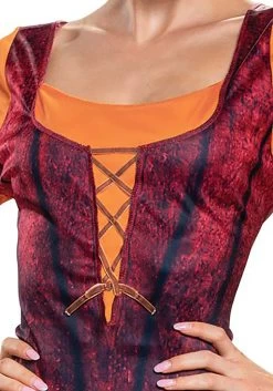 Disguise Hocus Pocus Deluxe Mary Costume For Women -Halloween Costume Shop womens hocus pocus deluxe mary costume alt 4