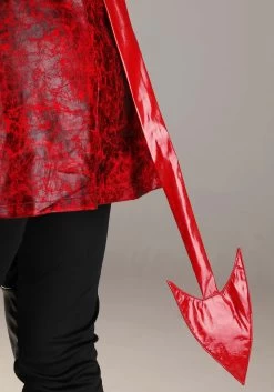 Leather Devil Costume For Women -Halloween Costume Shop womens leather devil costume alt 6