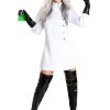Women's Mad Scientist Costume -Halloween Costume Shop womens mad scientist costume update