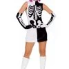 Dreamgirl Women's Sexy Parti-Skeleton Costume Dress