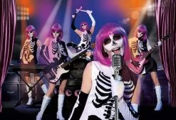 Dreamgirl Women's Sexy Parti-Skeleton Costume Dress 9 Dreamgirl Women's Sexy Parti-Skeleton Costume Dress -Halloween Costume Shop womens parti skeleton costume 2