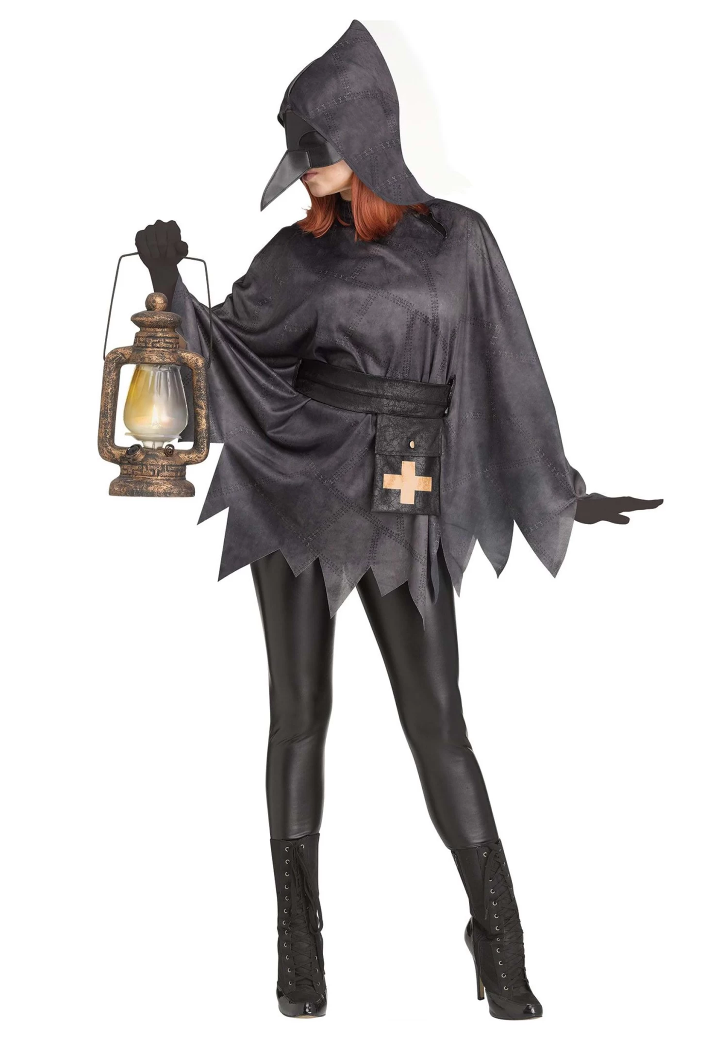 Fun World Plague Doctor Women's Poncho Costumes 3 Fun World Plague Doctor Women's Poncho Costumes