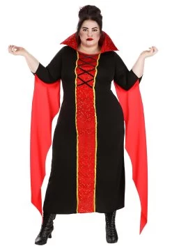 Women's Plus Size Queen Vampire Costume Dress