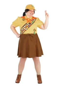 Plus Size Disney And Pixar Wilderness Explorer UP Costume For Women -Halloween Costume Shop womens plus size disney pixar up wilderness exp alt 9
