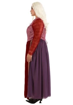 Sarah Sanderson Costume For Plus Size Women From Disney's Hocus Pocus -Halloween Costume Shop womens plus size hocus pocus sarah sanderson cost alt 3