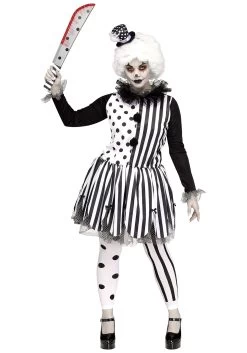 Fun World Women's Killer Clown Plus Size Costume