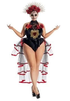 Women's Plus Size La Muerta Costume