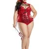 Women's Plus Size Pentagram Devil Costume