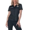 Plus Size Women's Police Costume Shirt