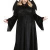 Women's Plus Size Vampire Cloak Costume Dress -Halloween Costume Shop womens plus size vampire cloak costume