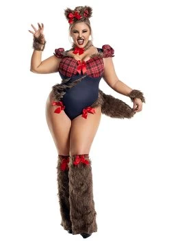 Plus Size Sexy Werebabe Women's Costume