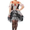 LEG AVENUE Plus Size Women's Sugar Skull Senorita Costume -Halloween Costume Shop womens plus sugar skull senorita costume