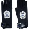 Police Costume Gloves For Women -Halloween Costume Shop womens police costume gloves main