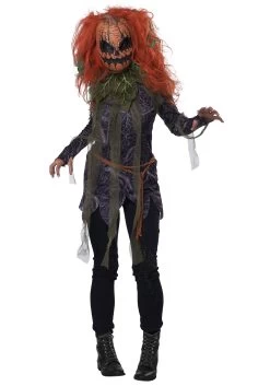 Women's Pumpkin Monster Costume -Halloween Costume Shop womens pumpkin monster costume alt 3