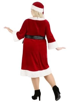 Women's Plus Size Santa Claus Sweetie Costume -Halloween Costume Shop womens santa claus sweetie plus size costume alt 3