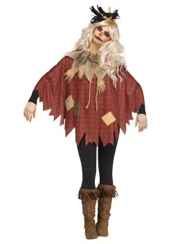 Fun World Women's Scarecrow Poncho