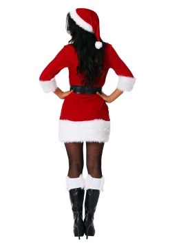 Secret Santa Costume For Women 5 Secret Santa Costume For Women -Halloween Costume Shop womens secret santa costume back alt 1