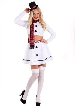 Women's Sexy Christmas Snowman Costume