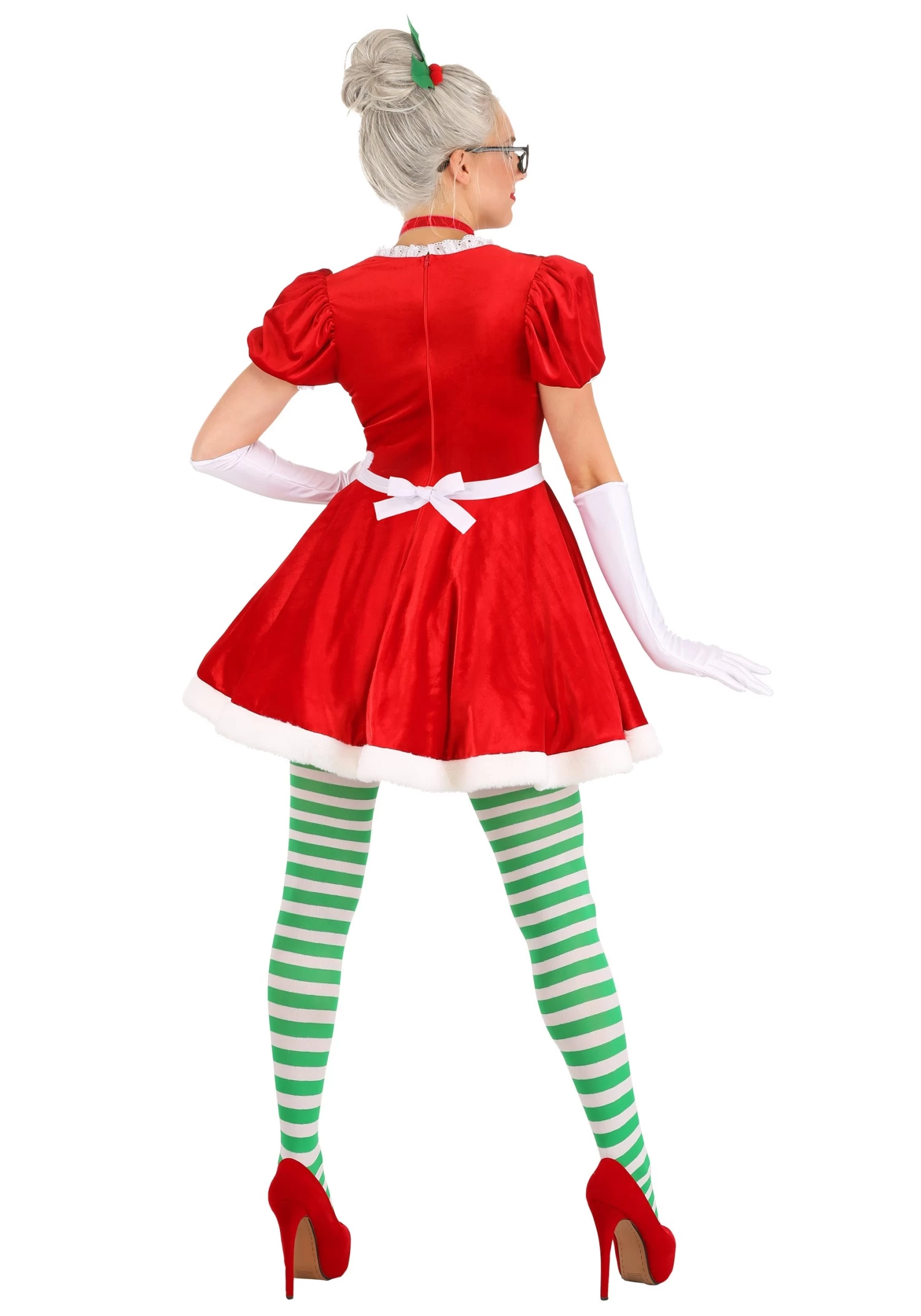 Women's Sexy Classic Mrs. Claus Costume 4 Women's Sexy Classic Mrs. Claus Costume - Image 2