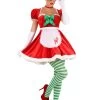 Women's Sexy Classic Mrs. Claus Costume -Halloween Costume Shop womens sexy classic mrs claus costume update1 new