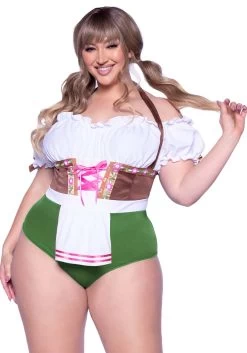 LEG AVENUE Sexy Plus Size Flirty Fraulein Costume For Women