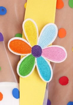 Sheer Clown Costume For Women -Halloween Costume Shop womens sheer clown costume alt 5