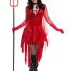 Women's Sizzling Devil Costume -Halloween Costume Shop womens sizzling devil costume