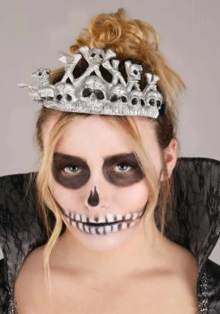 Fun World Skeleton Queen Costume For Women -Halloween Costume Shop womens skeleton queen costume alt 3