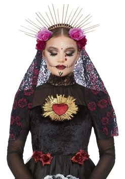 Smiffys Day Of The Dead Women's Sunburst Headband Costume Accessory