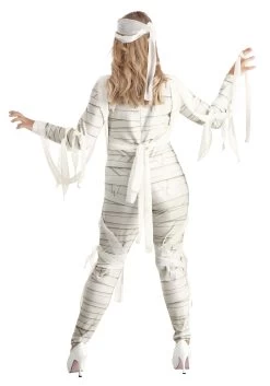 Women's Under Wraps Mummy Costume -Halloween Costume Shop womens under wraps mummy alt 2