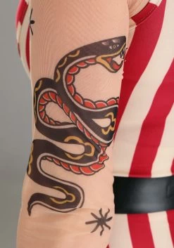 Vintage Strong Woman Costume For Women 15 Vintage Strong Woman Costume For Women -Halloween Costume Shop womens vintage strong woman costume alt 4