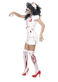 Smiffys Women's Zombie Nurse Costume -Halloween Costume Shop womens zombie nurse costume alt 2