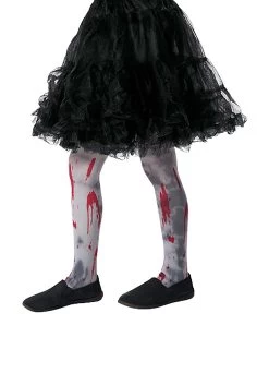 Smiffys Bloody Zombie Tights For Women