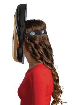 Funko POP! Wonder Woman Mask For Adults -Halloween Costume Shop wonder woman funko half mask alt 2