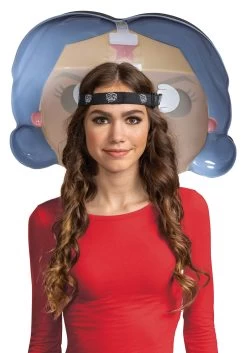 Funko POP! Wonder Woman Mask For Adults -Halloween Costume Shop wonder woman funko half mask alt 3